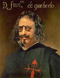 Portrait of Francisco de Quevedo y Villegas, undated von Velazquez | Gemälde-Reproduktion