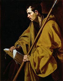 The Apostle St. Thomas, c.1619/20 von Velazquez | Gemälde-Reproduktion