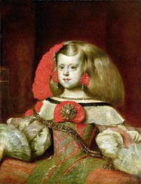 Portrait of the Infanta Margarita, Undated by Velazquez | Painting Reproduction