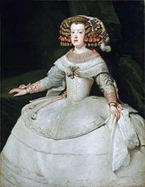 Infanta Maria Theresa, 1653 by Velazquez | Painting Reproduction