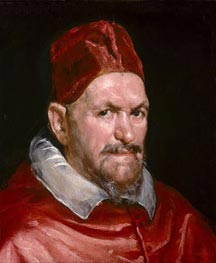 Pope Innocent X, c.1650 by Velazquez | Painting Reproduction