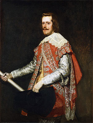 King Philip IV of Spain, 1644 | Velazquez | Painting Reproduction