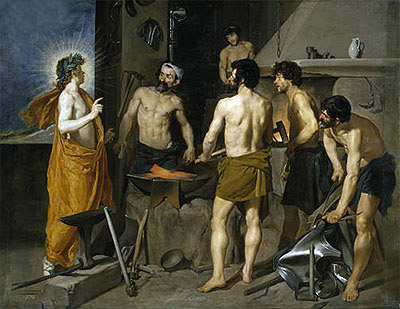 The Forge of Vulcan, c.1630 | Velazquez | Painting Reproduction
