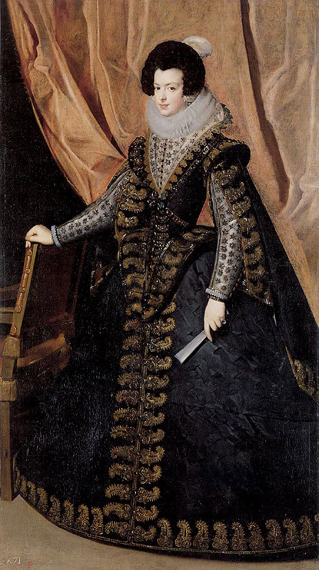 Queen Isabel, Standing, c.1631/32 | Velazquez | Gemälde Reproduktion