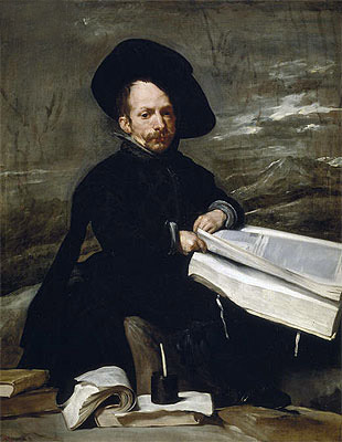 The Buffoon Diego de Acedo 'The Cousin', 1635 by Velazquez | Painting Reproduction