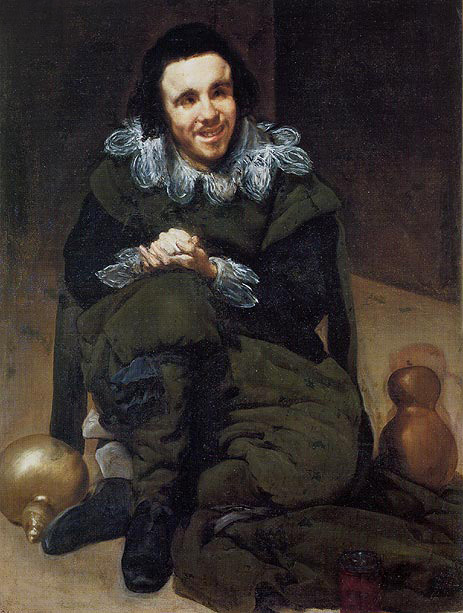 The Buffoon Calabazaz (Calabacillas), c.1637/39 by Velazquez | Painting Reproduction