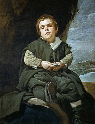 Francisco Lezcano 'The Boy from Vallecas', c.1640 | Velazquez | Gemälde Reproduktion