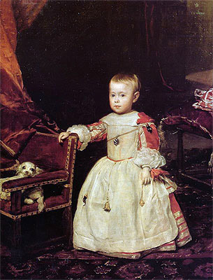 Prince Felipe Prospero, 1659 by Velazquez | Painting Reproduction