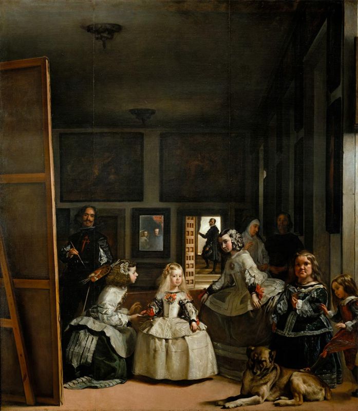Las Meninas (The Maids of Honor), c.1656 by Velazquez | Painting Reproduction