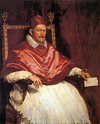 Pope Innocent X, c.1650 | Velazquez | Gemälde Reproduktion