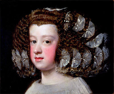 Infanta Maria Teresa, c.1651/52 by Velazquez | Painting Reproduction