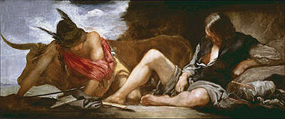 Mercury and Argus, c.1659 by Velazquez | Painting Reproduction