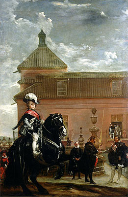 Prince Baltasar Carlos with Count-Duke of Olivares, c.1636 by Velazquez | Painting Reproduction
