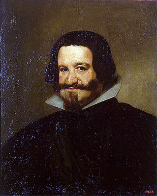 Portrait of Count-Duke Olivares, 1638 by Velazquez | Painting Reproduction