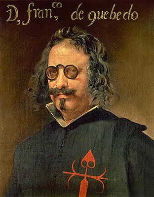 Porträt von Francisco de Quevedo y Villegas | Velazquez | Gemälde Reproduktion