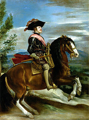 Equestrian Portrait of King Philip IV of Spain, Undated | Velazquez | Painting Reproduction