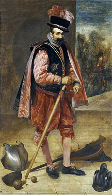 The Buffoon called Juan de Austria, c.1632 | Velazquez | Painting Reproduction