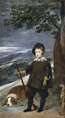 Prince Baltasar Carlos as a Hunter, c.1635/36 | Velazquez