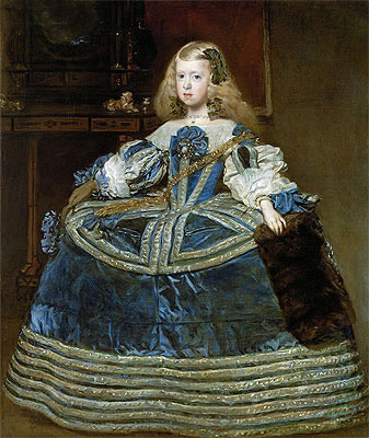 Infanta Margarita Teresa in a Blue Dress, 1659 | Velazquez | Painting Reproduction