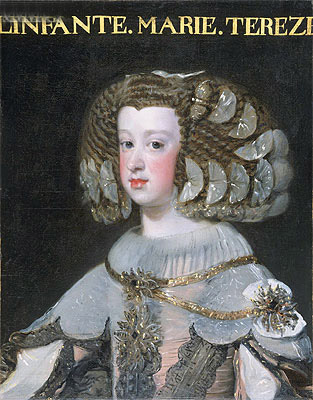 Porträt der Infantin Maria Teresa, c.1650 von Velazquez | Gemälde-Reproduktion