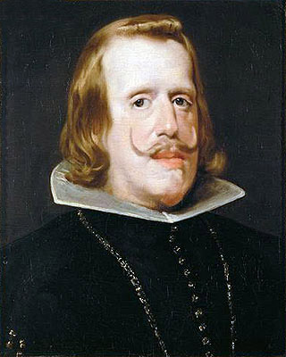 Porträt von Philipp IV., c.1652/53  von Velazquez | Gemälde-Reproduktion