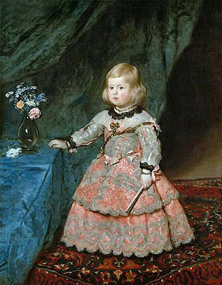 Infantin Margarita Teresa, c.1653/54 von Velazquez | Gemälde-Reproduktion