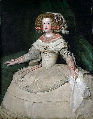Infantin Maria Teresa, c.1652/53 von Velazquez | Gemälde-Reproduktion