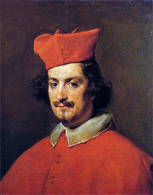 Kardinal Camillo Astalli, c.1650/51 von Velazquez | Gemälde-Reproduktion
