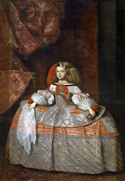 The Infanta Margarita de Austria, c.1665 | Velazquez | Painting Reproduction