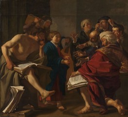 Christ among the Doctors, 1622 by Dirck van Baburen | Painting Reproduction