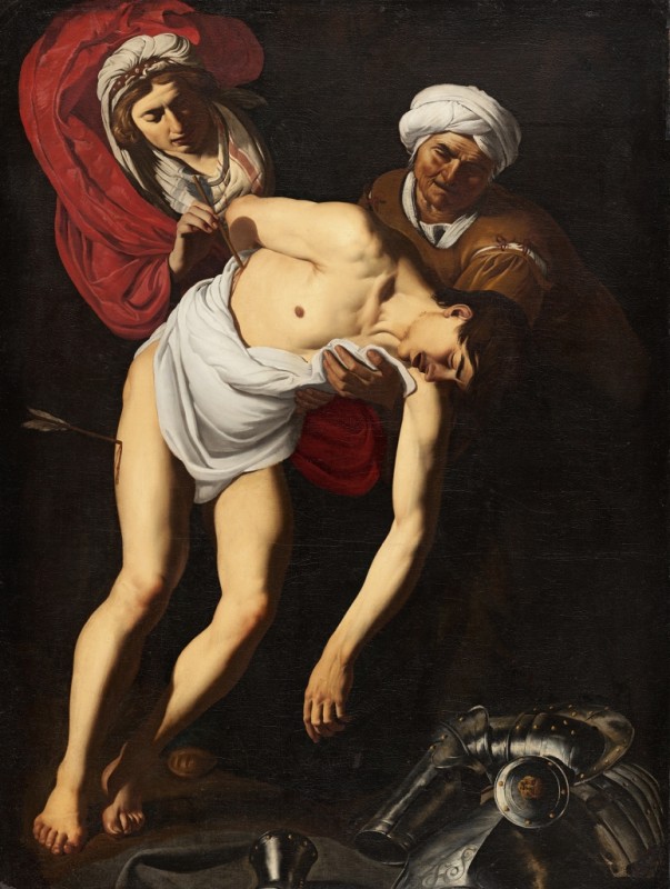 Saint Sebastian Attended by Saint Irene and her Maid, 1615-1621 | Dirck van Baburen