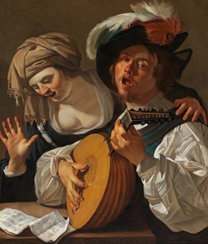 The Duet, 1622 | Dirck van Baburen
