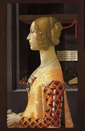 Portrait of Giovanna Tornabuoni, 1488 by Ghirlandaio | Painting Reproduction