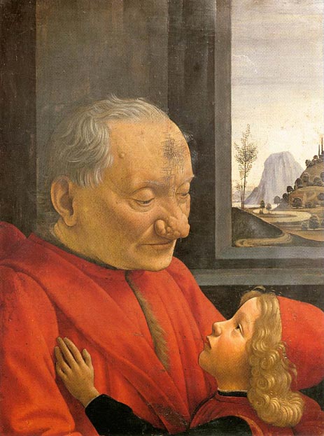 An Old Man and His Grandson, c.1490 | Ghirlandaio | Gemälde Reproduktion