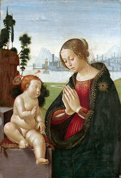 Virgin and Child, c.1480/90 | Ghirlandaio | Gemälde Reproduktion
