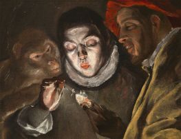 Fabel, c.1580 von El Greco | Gemälde-Reproduktion