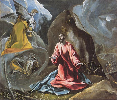 The Agony in the Garden, c. 1590/95 | El Greco | Gemälde Reproduktion