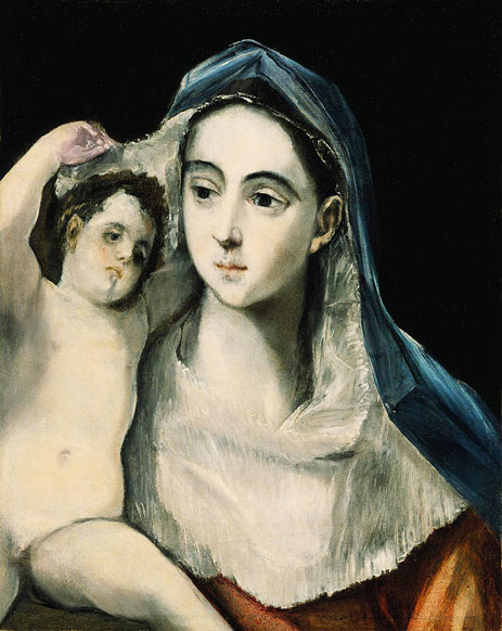 Madonna and Child, c.1590 | El Greco | Gemälde Reproduktion