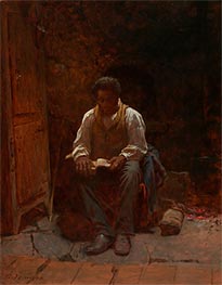 Der Herr ist mein Hirte, 1863 von Eastman Johnson | Gemälde-Reproduktion