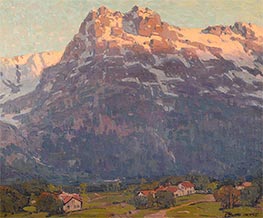 The Eiger at Grindelwald, Undated von Edgar Alwin Payne | Gemälde-Reproduktion
