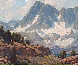 Sierra Glaciers and Lake, Undated by Edgar Alwin Payne | Painting Reproduction