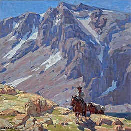 Packing in the Sierras | Edgar Alwin Payne | Painting Reproduction