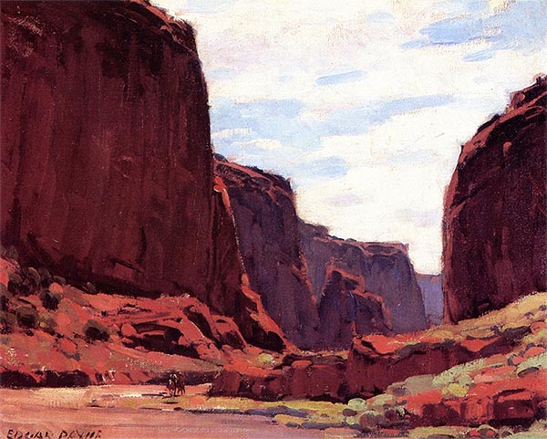 Canyon de Chelly, Arizona, Undated | Edgar Alwin Payne | Gemälde Reproduktion