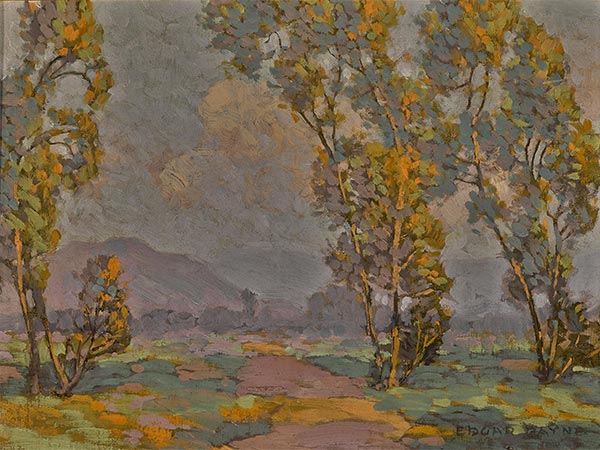 Ein Weg durch die Bäume, Undated | Edgar Alwin Payne | Gemälde Reproduktion