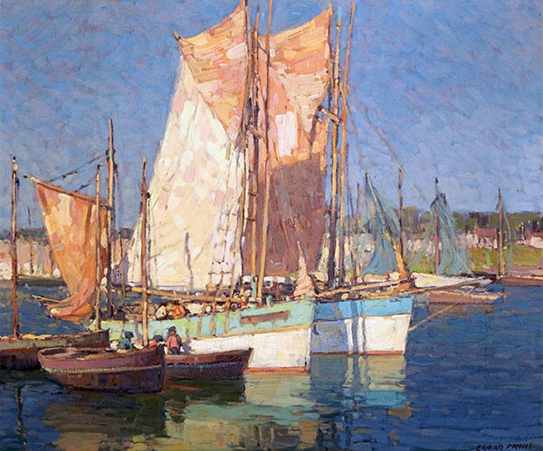 At Concarneau, France, Undated | Edgar Alwin Payne | Painting Reproduction