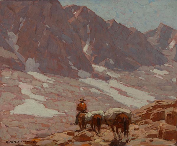 Bishop Pass Trail, Undated | Edgar Alwin Payne | Painting Reproduction