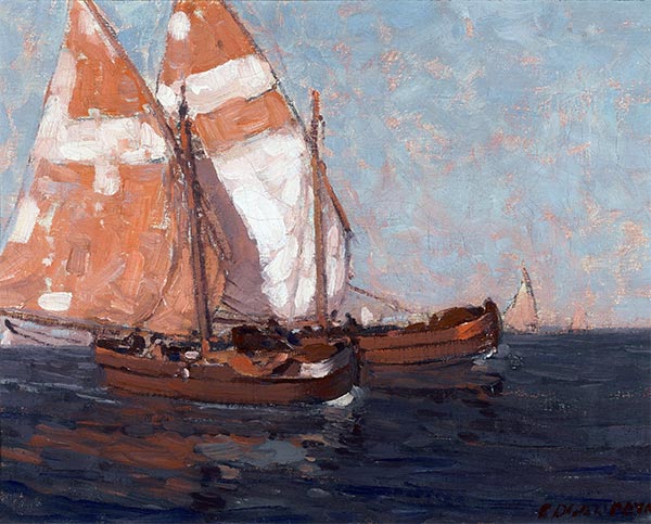 Sailboats on the Adriatic, n.d. by Edgar Alwin Payne | Painting Reproduction