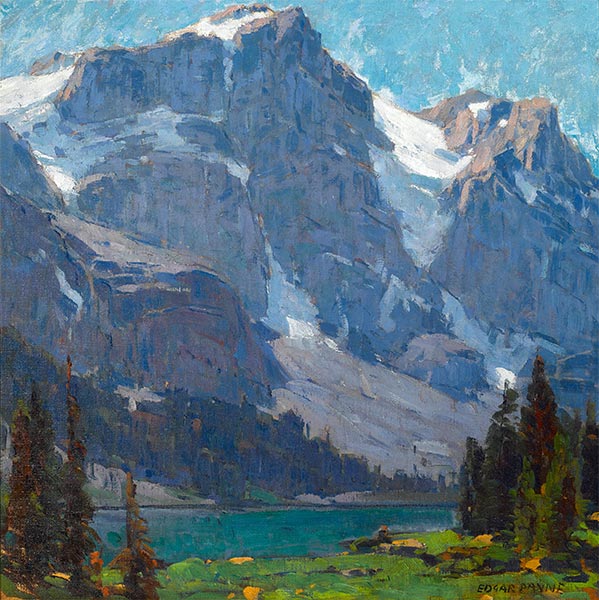 Sierra Lake and Peaks, Undated | Edgar Alwin Payne | Gemälde Reproduktion