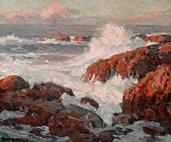 Brechenden Wellen, Undated | Edgar Alwin Payne | Gemälde Reproduktion