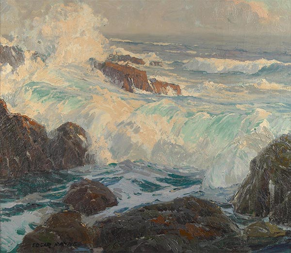 Brandung bei Laguna | Edgar Alwin Payne | Gemälde Reproduktion
